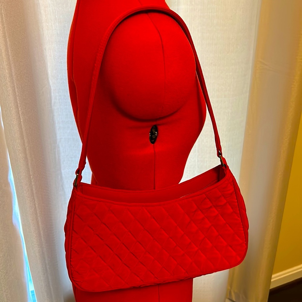 Vera Bradley red quilted purse